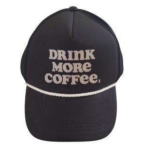 Dutch Bros Drink More Coffee Classic Trucker Snapback Hat Giveaway NEW